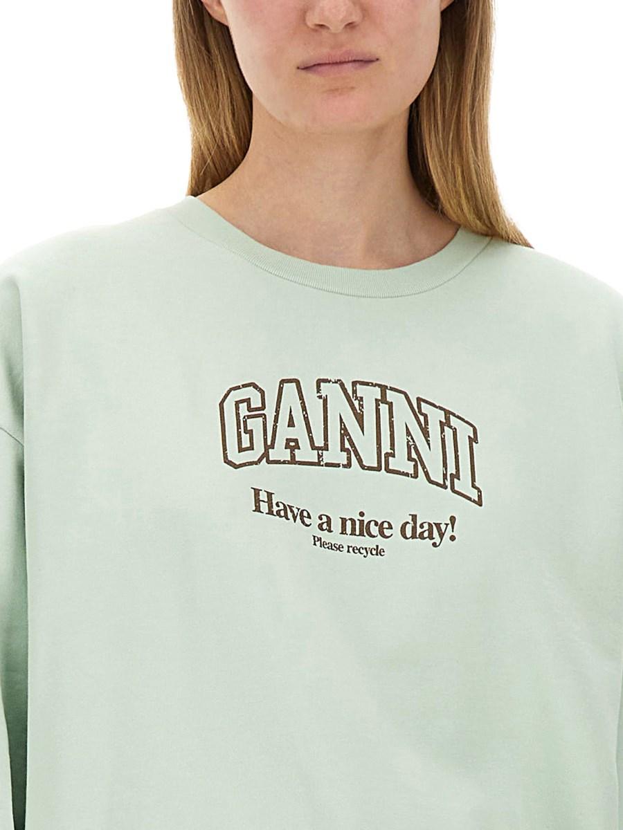 GANNI FELPA OVERSIZE