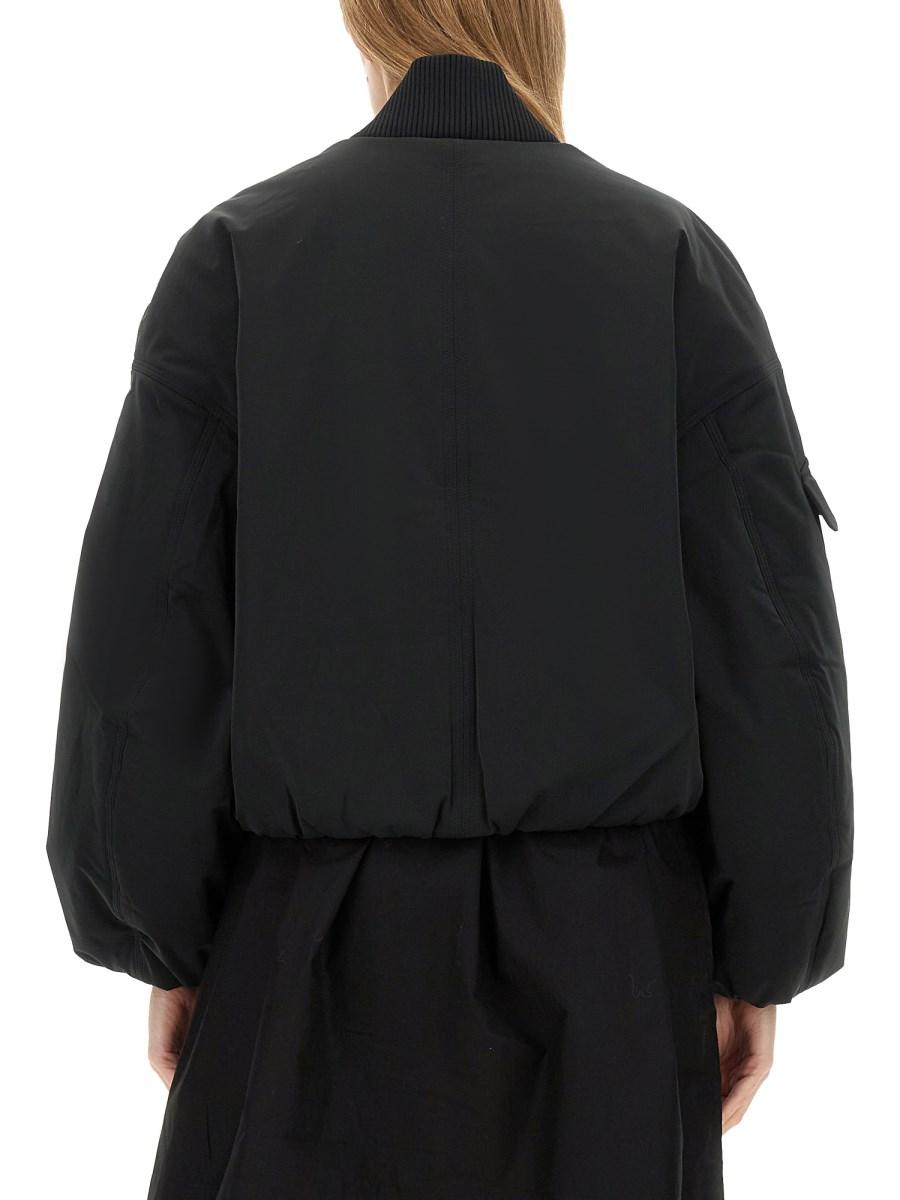 GANNI GIACCA BOMBER IN NYLON