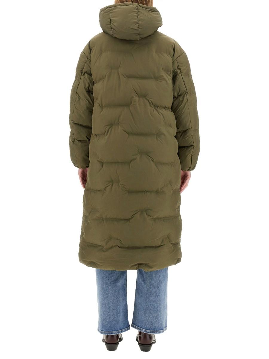 GANNI GIACCA OVERSIZE FIT IN NYLON