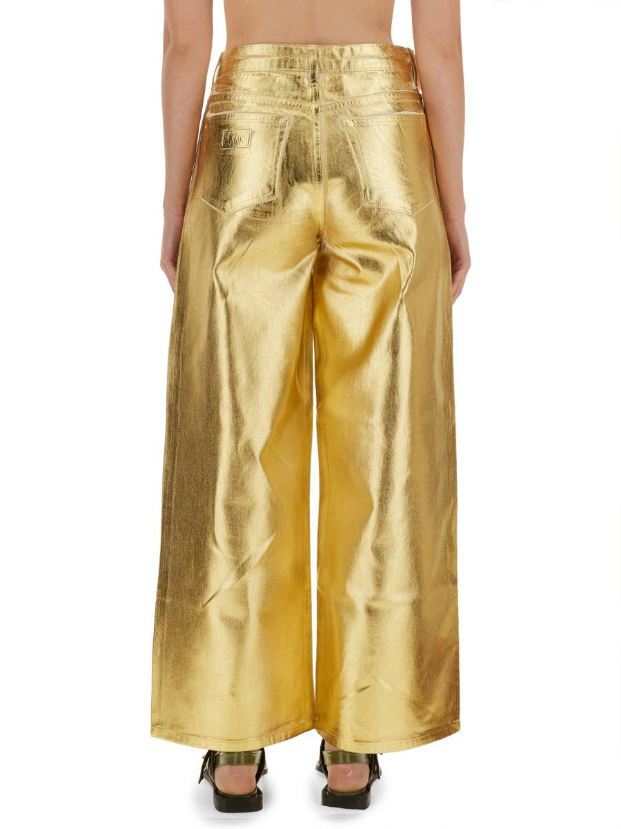 GANNI JEANS WIDE LEG