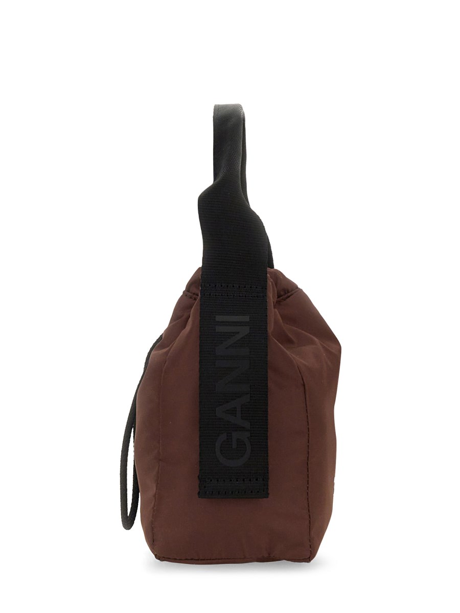 GANNI POUCHETTE IN TESSUTO TECNICO
