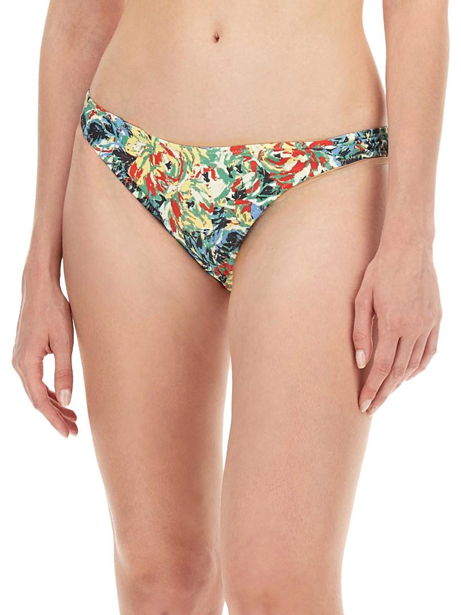 GANNI SLIP BIKINI CON MOTIVO FLOREALE