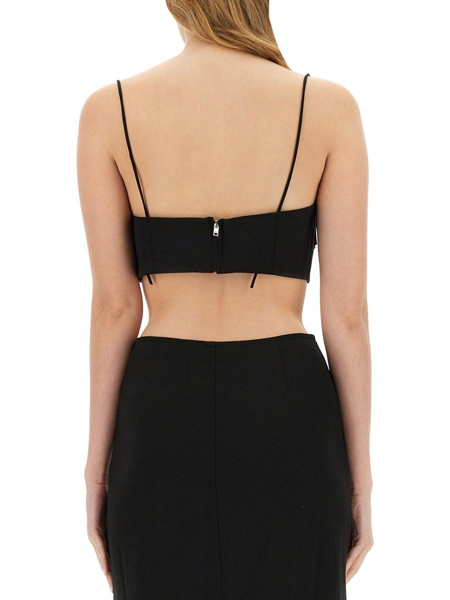 GANNI TOP CON FIOCCHI