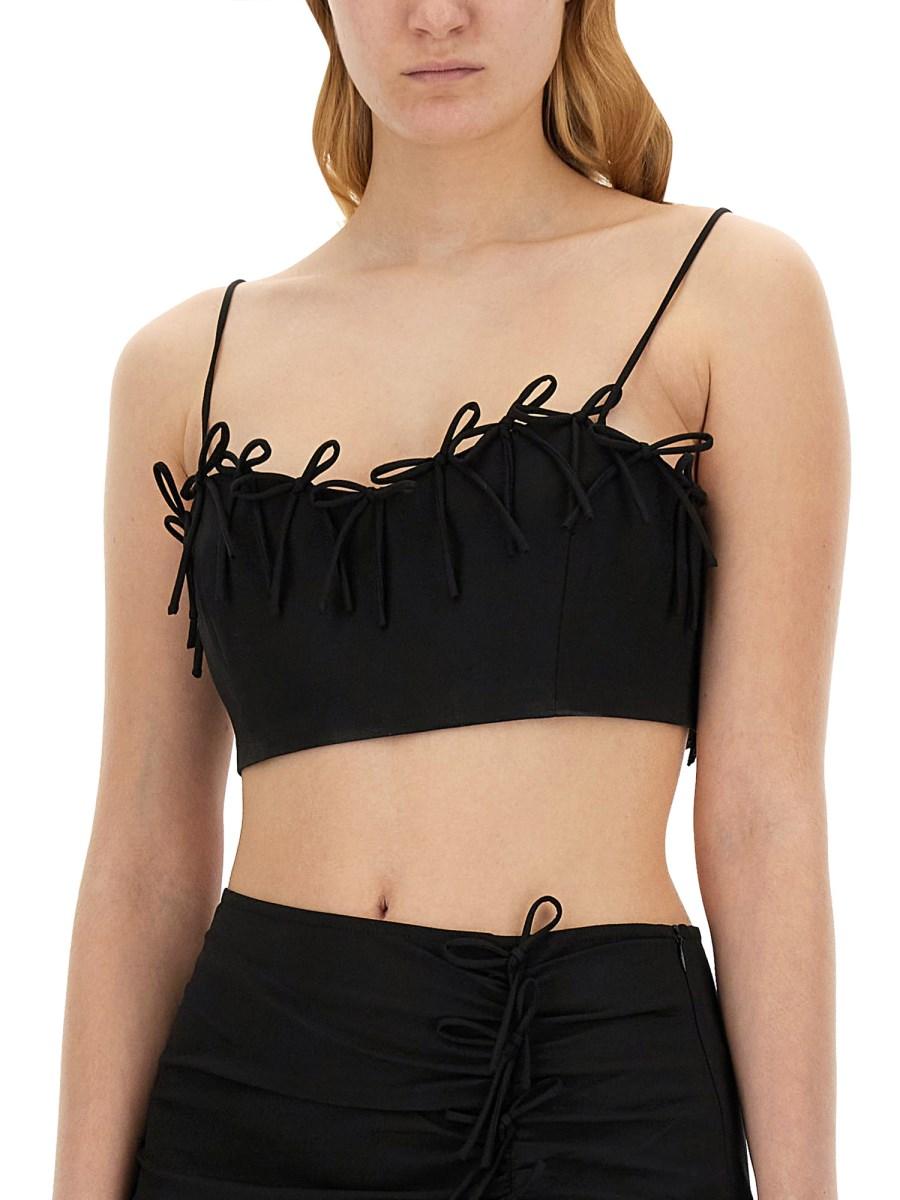 GANNI TOP CON FIOCCHI