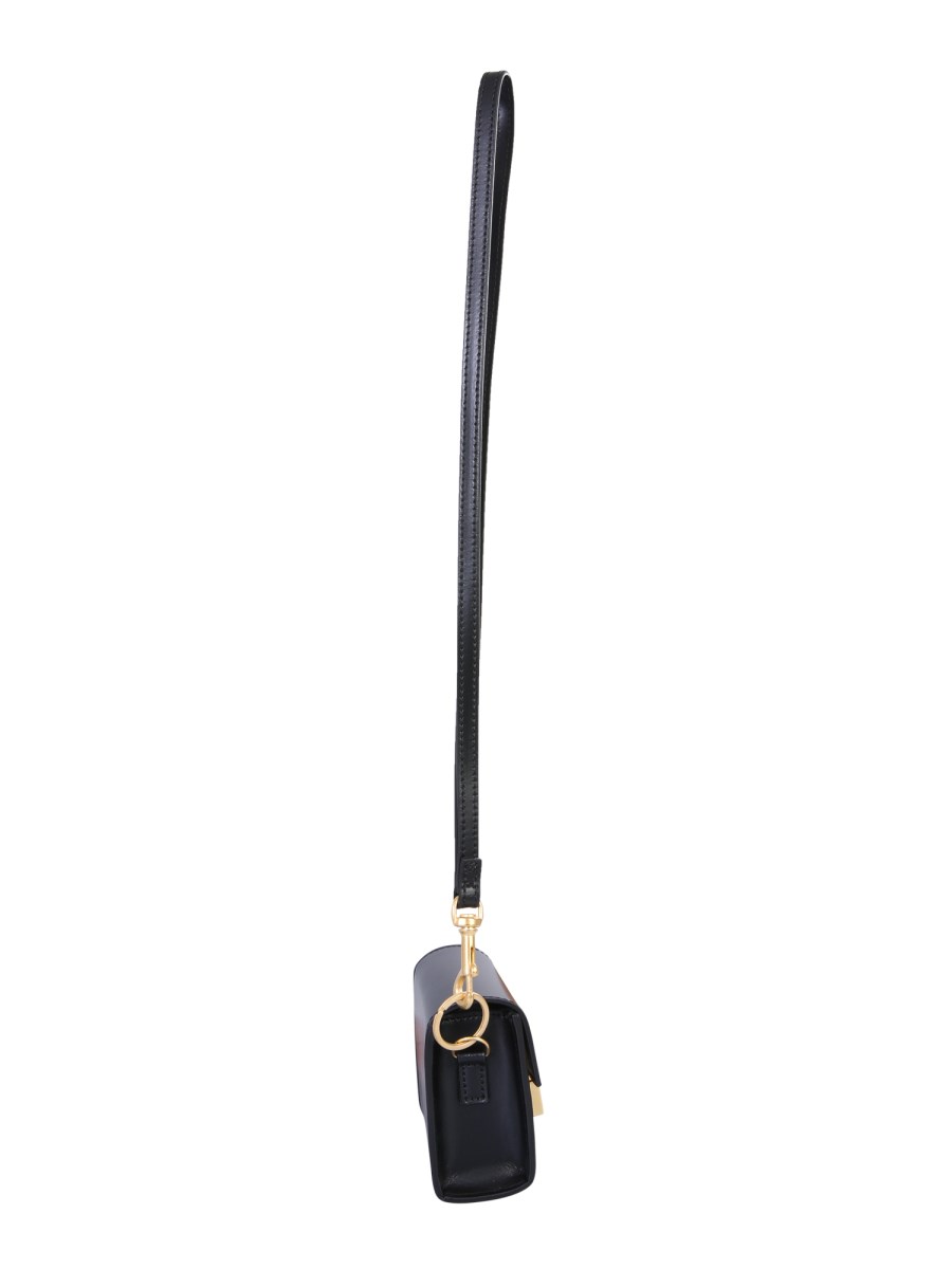 GCDS BORSA CON LOGO IN PELLE