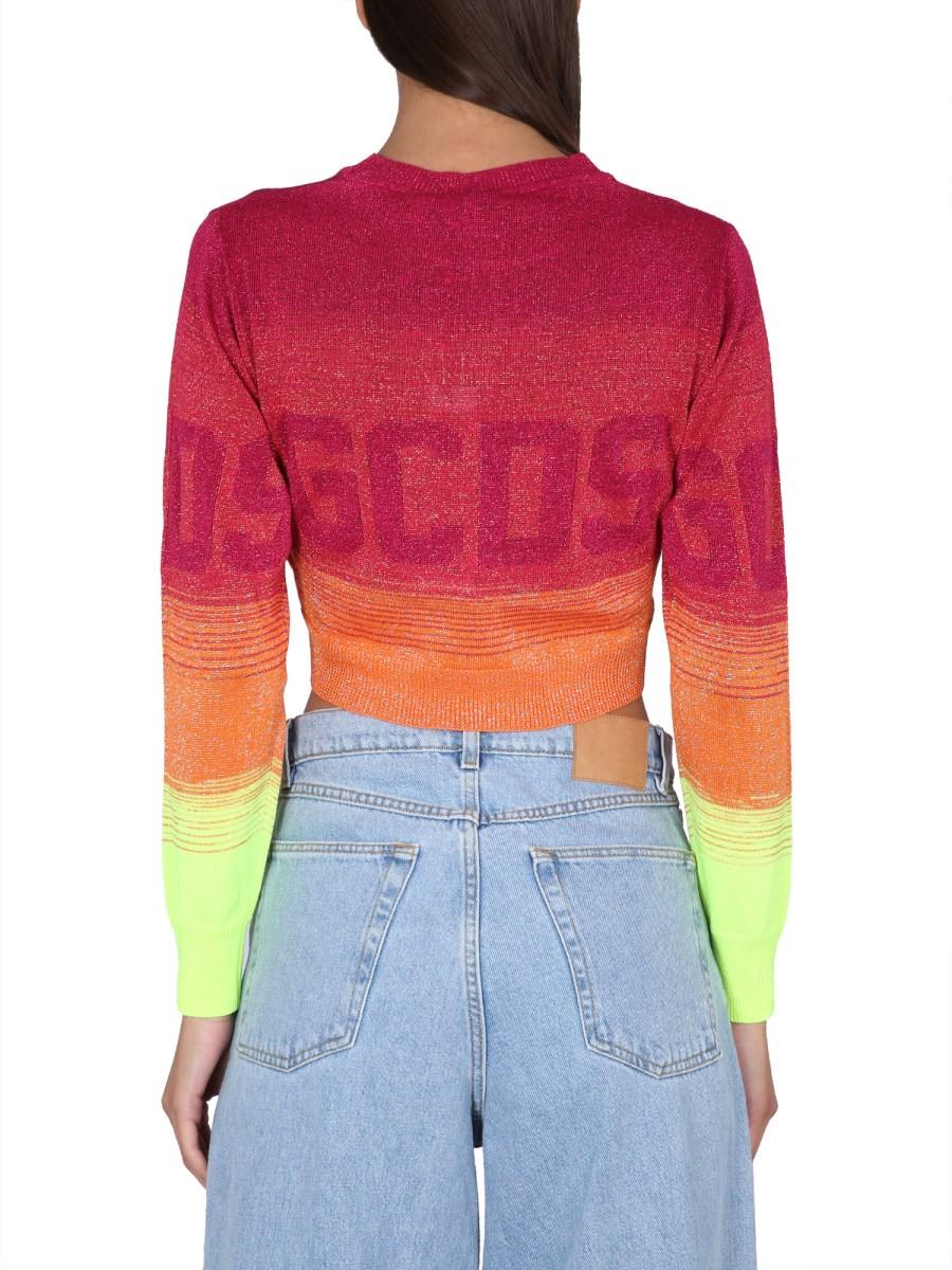 GCDS MAGLIA CORTO LUREX DEGRADÉ