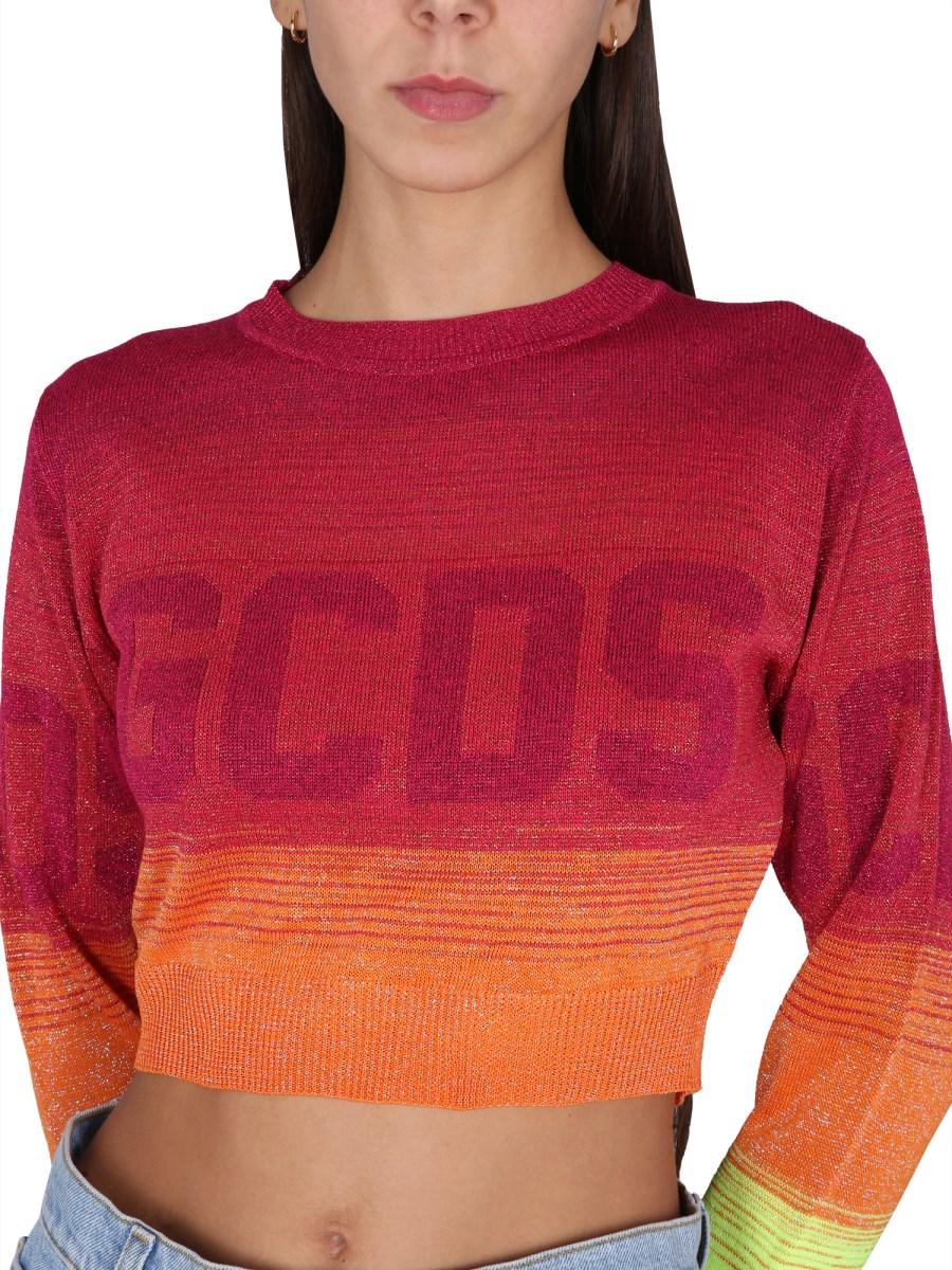 GCDS MAGLIA CORTO LUREX DEGRADÉ