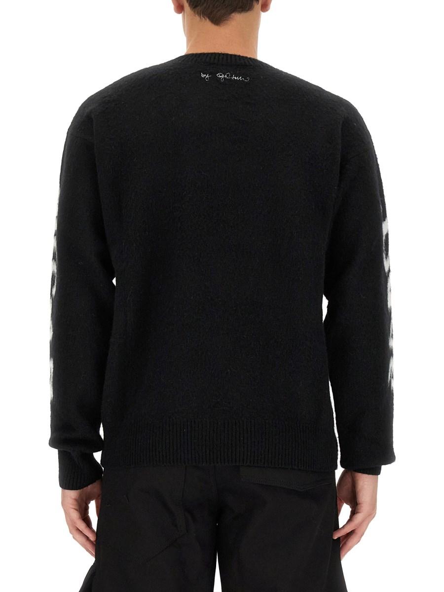 GCDS MAGLIA IN LANA CON LOGO