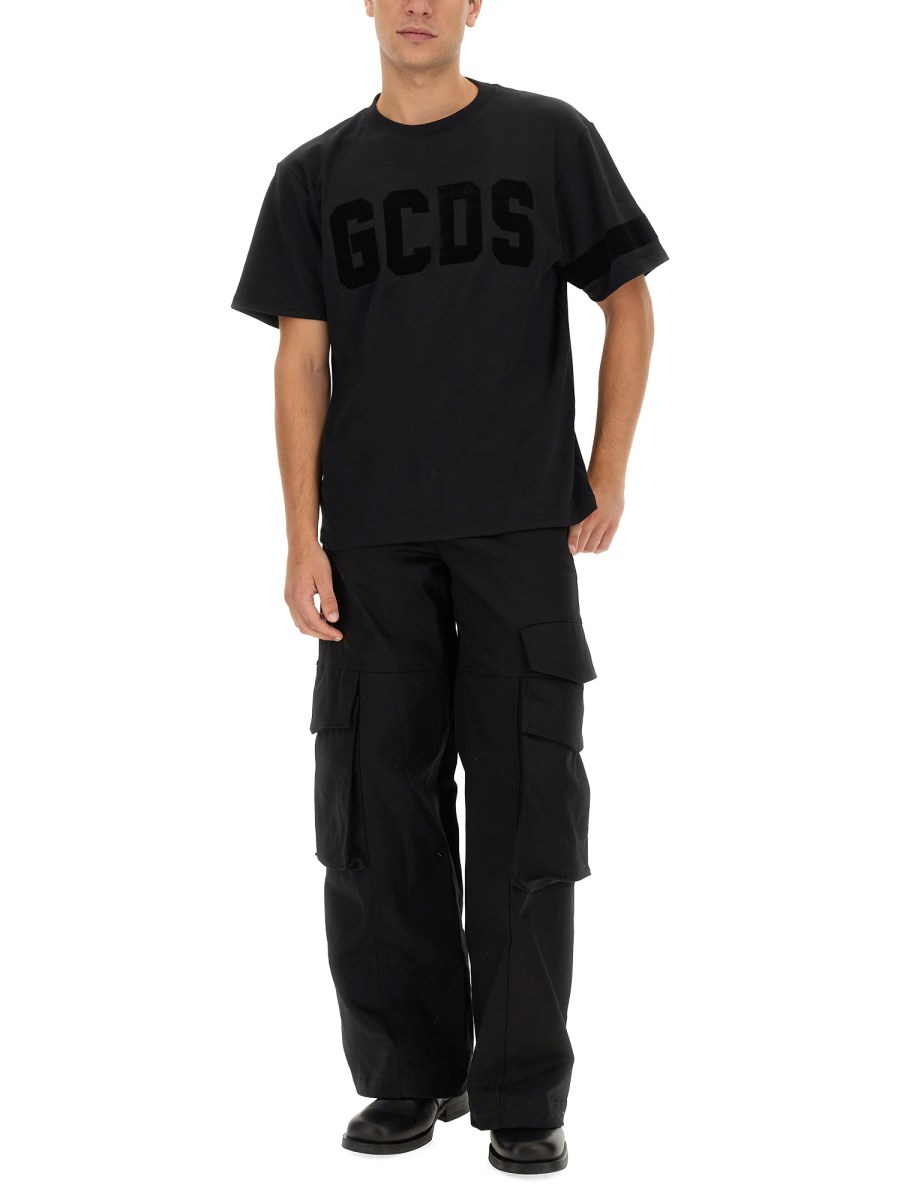 GCDS PANTALONE ULTRACARGO IN COTONE
