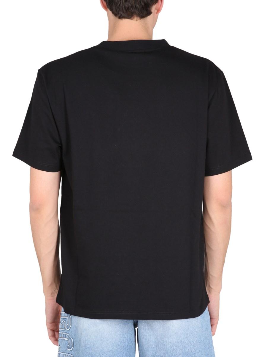 GCDS T-SHIRT "WIRDO" IN JERSEY DI COTONE