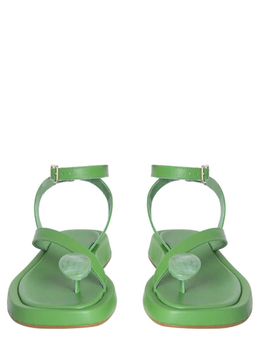 GIA BORGHINI SANDALO ROSIE 18 GIA/RHW IN PELLE