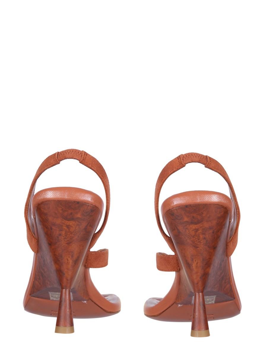 GIA BORGHINI ZEPPA ROSIE 12 IN NAPPA