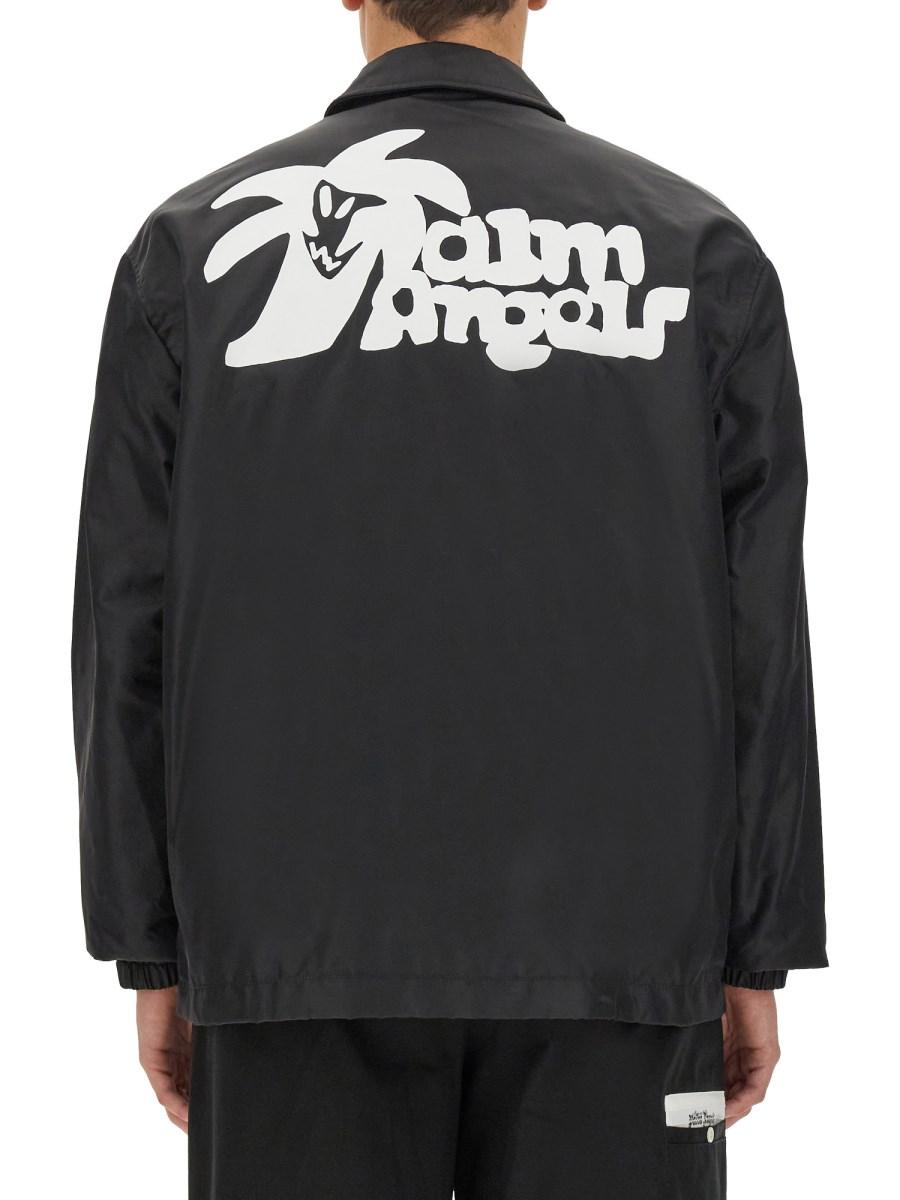 PALM ANGELS GIACCA CAMICIA HUNTER IN TESSUTO TECNICO