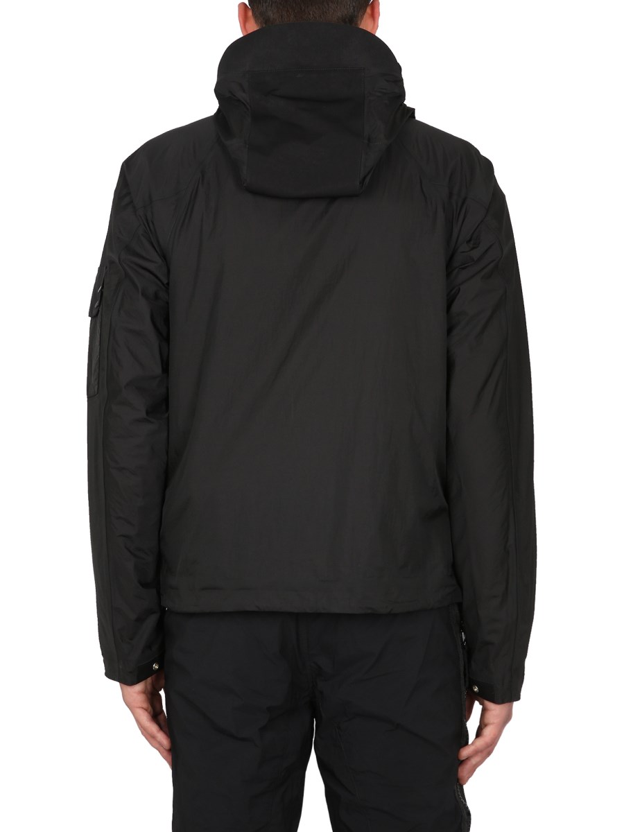 TEN C GIACCA COMBO BONDED ANORAK IN TESSUTO TECNICO