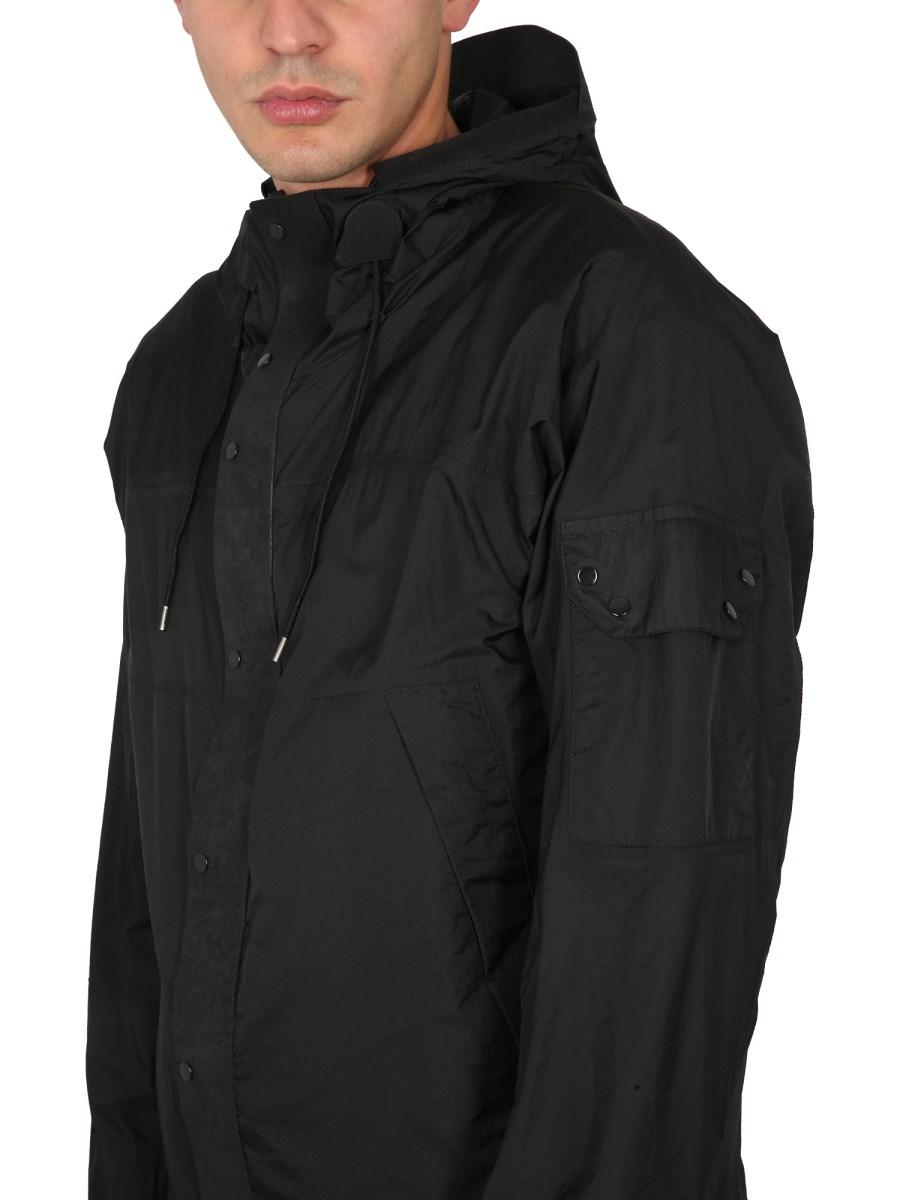 TEN C GIACCA COMBO BONDED ANORAK IN TESSUTO TECNICO