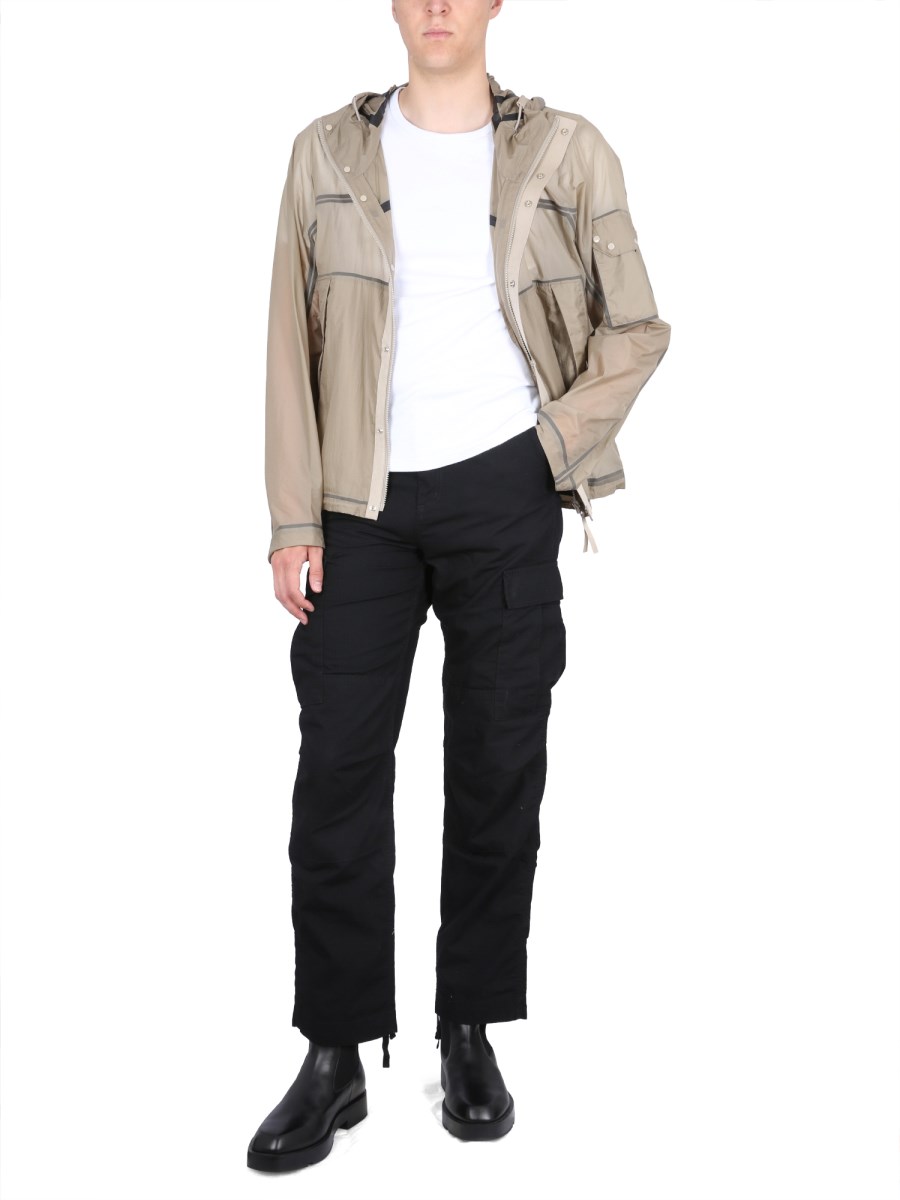 TEN C GIACCA COMBO BONDED ANORAK IN TESSUTO TECNICO