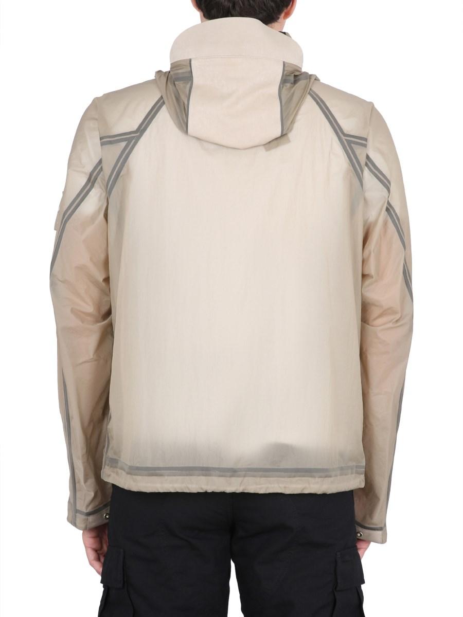 TEN C GIACCA COMBO BONDED ANORAK IN TESSUTO TECNICO