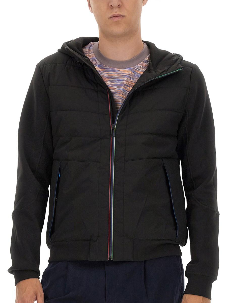 PS BY PAUL SMITH GIACCA CON CAPPUCCIO IN TESSUTO TECNICO
