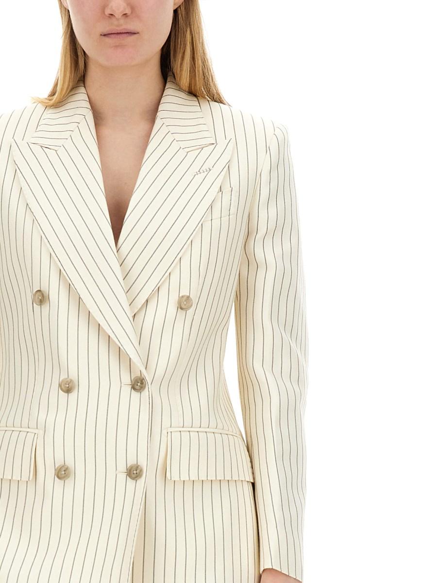TOM FORD GIACCA DOPPIOPETTO "WALLIS" IN MISTO LANA E SETA