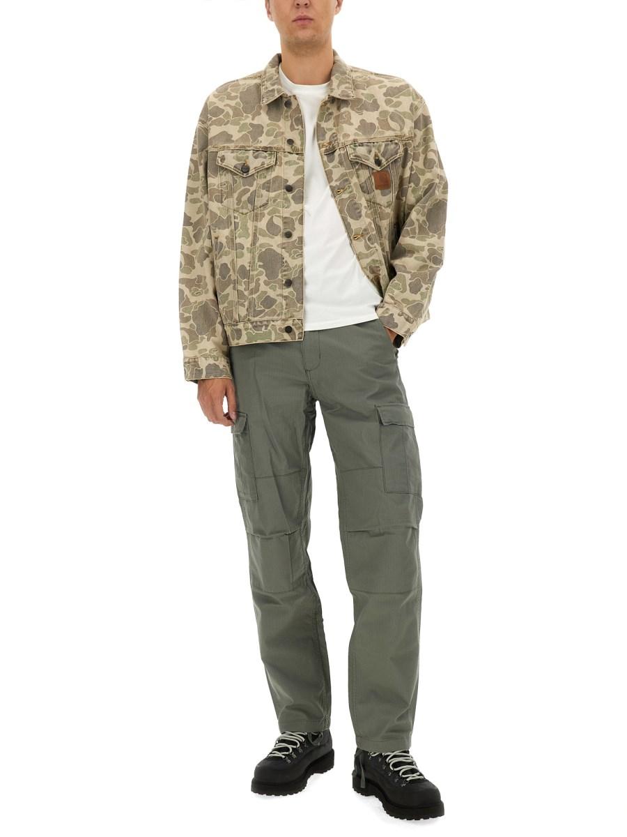 CARHARTT WIP GIACCA DUCK HELSTON IN DENIM DI COTONE