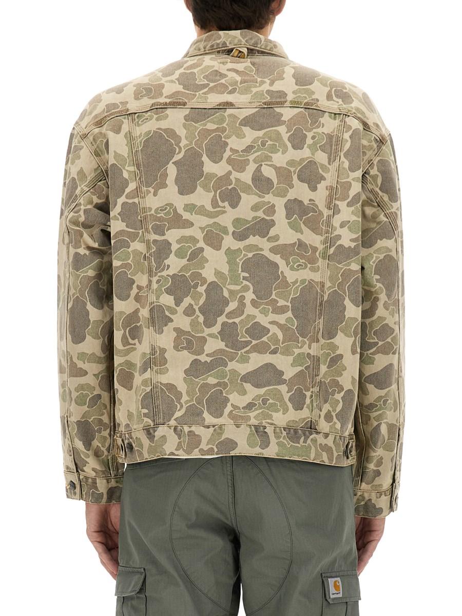CARHARTT WIP GIACCA DUCK HELSTON IN DENIM DI COTONE