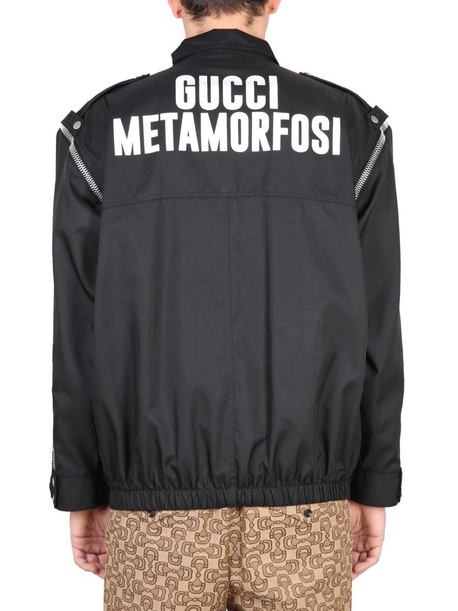 GUCCI GIACCA "GUCCI METAMORFOSI" CON MANICHE STACCABILI