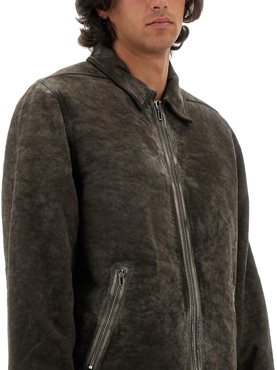 RICK OWENS DRKSHDW GIACCA IMBOTTITA CON ZIP IN COTONE