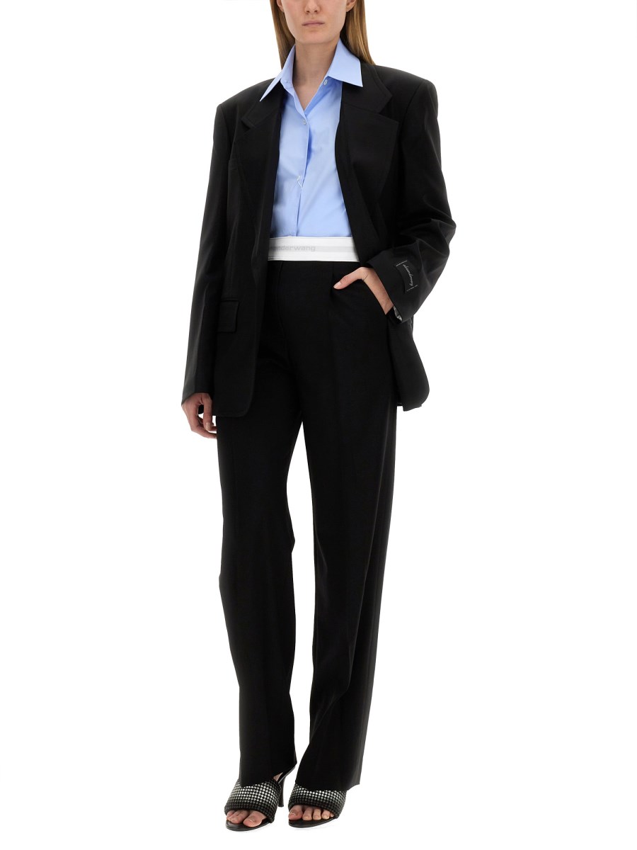 ALEXANDER WANG GIACCA OVERSIZE CON CAMICIA INTEGRATA