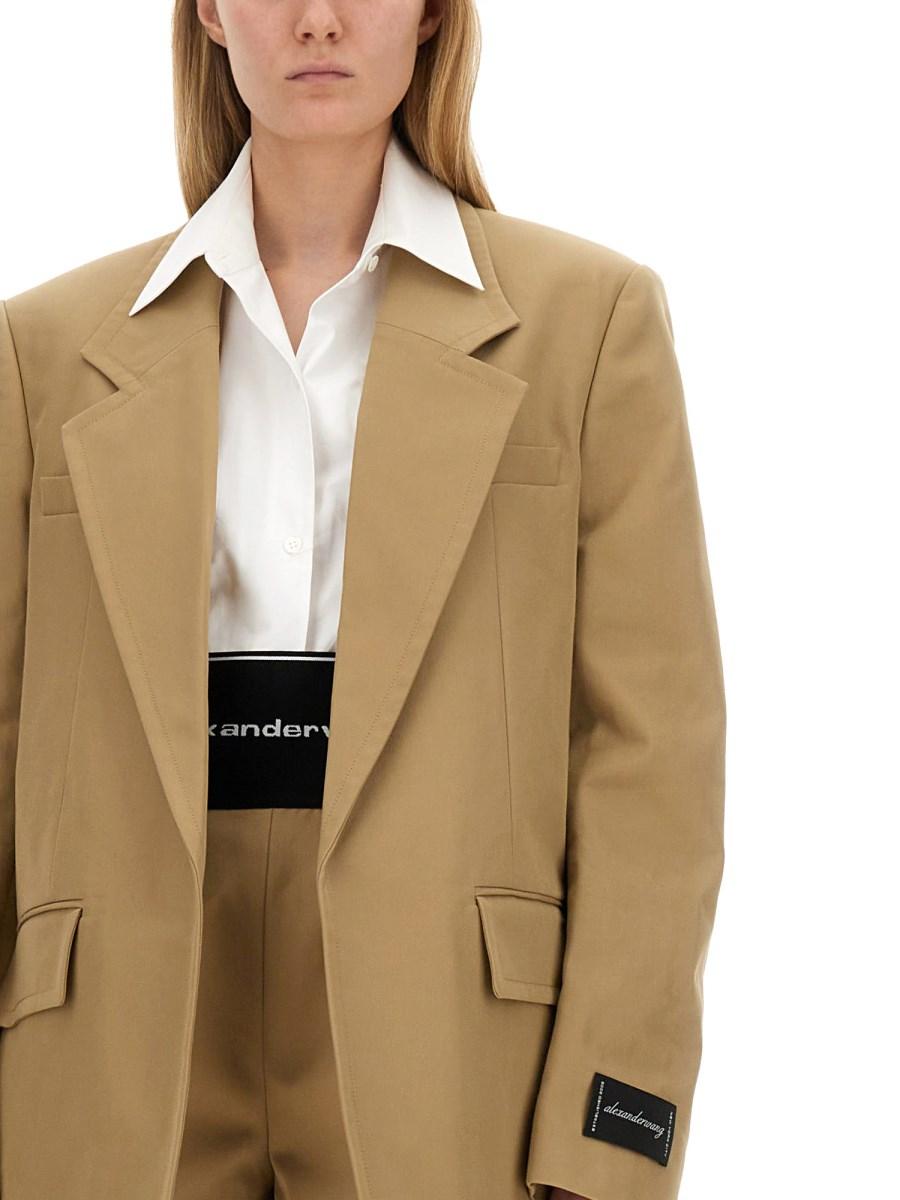 ALEXANDER WANG GIACCA OVERSIZE CON CAMICIA INTEGRATA