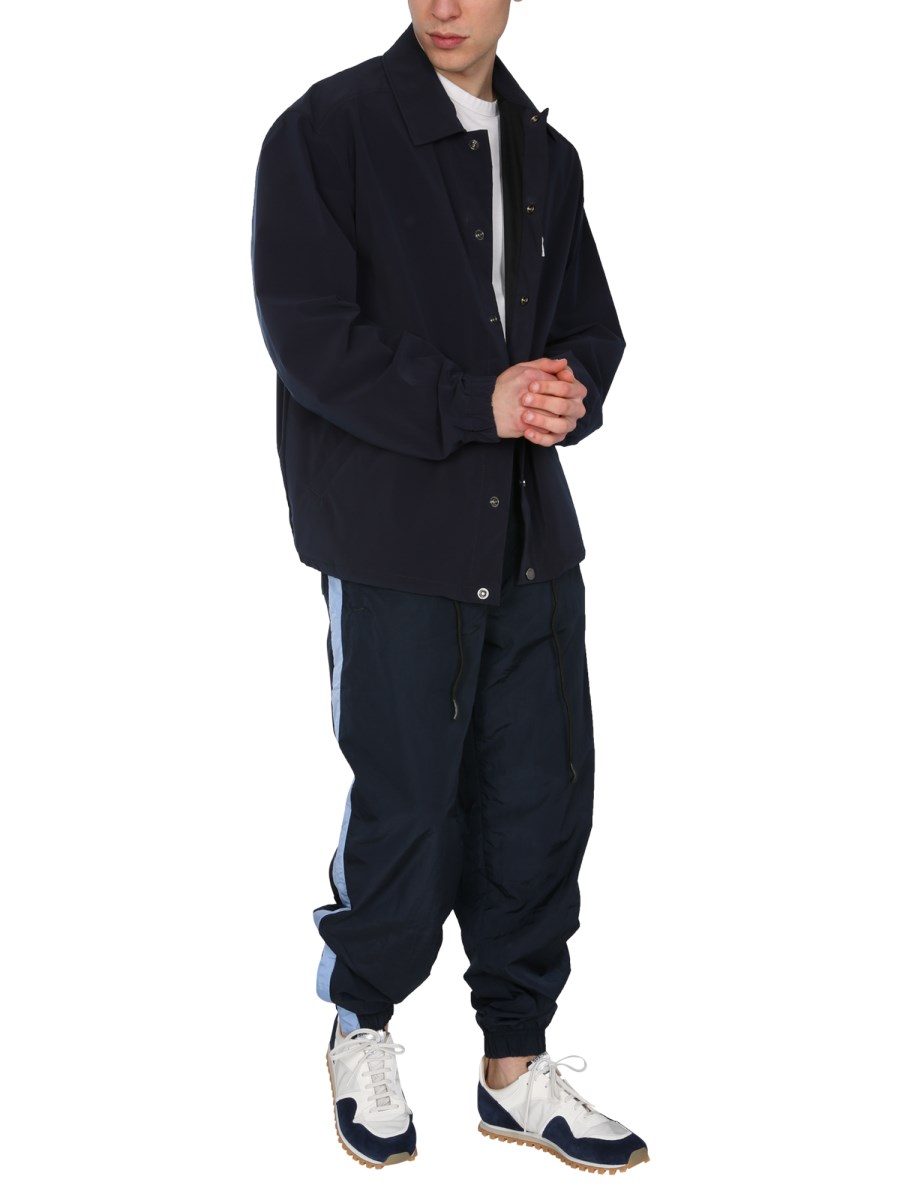 BOSS GIACCA RELAXED FIT LOGATA BOSS X RUSSELL ATHLETIC IN COTONE CON PATCH LOGO ESCLUSIVO
