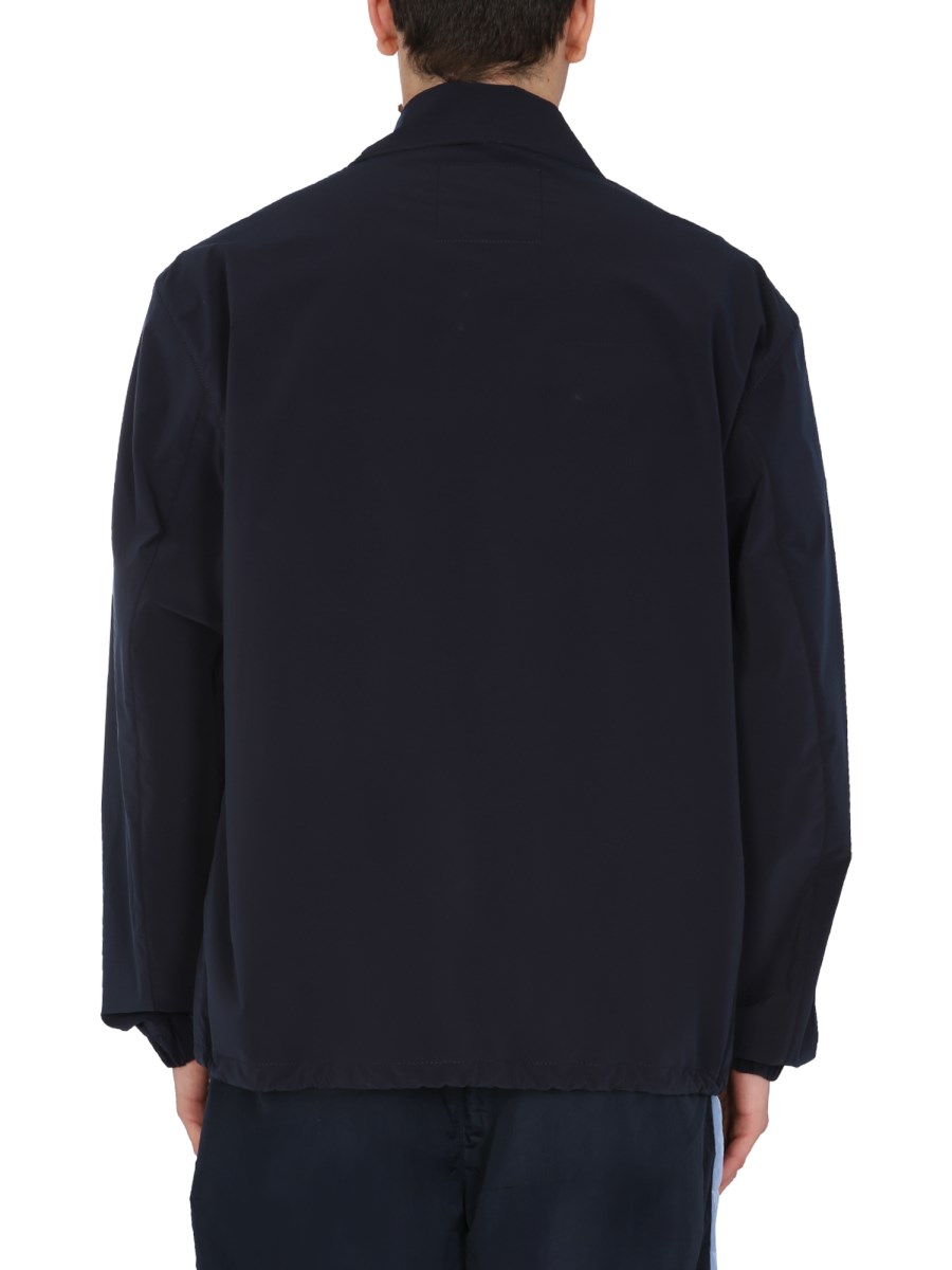 BOSS GIACCA RELAXED FIT LOGATA BOSS X RUSSELL ATHLETIC IN COTONE CON PATCH LOGO ESCLUSIVO
