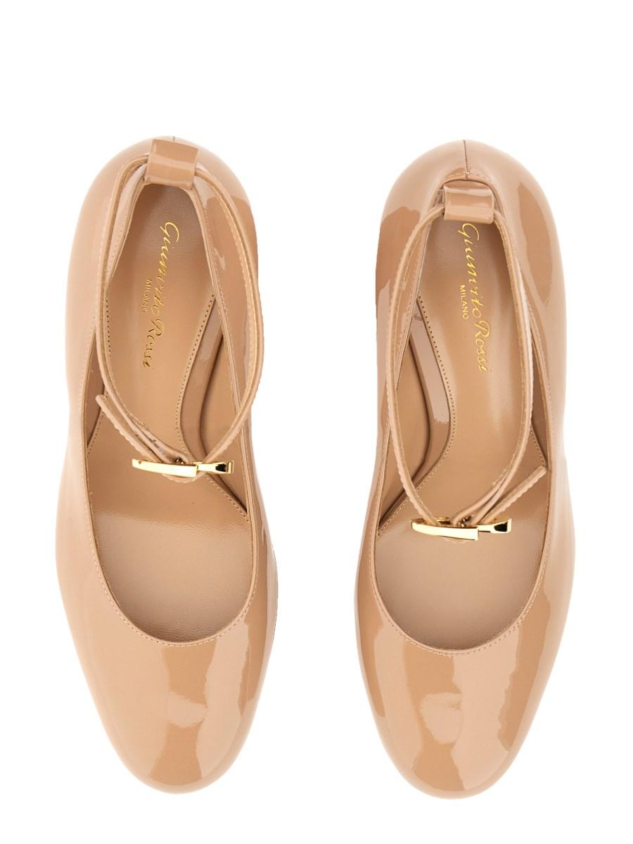 GIANVITO ROSSI PUMP "MARY JANE" IN PELLE