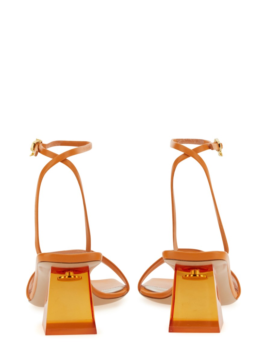 GIANVITO ROSSI SANDALO COSMIC IN NAPPA