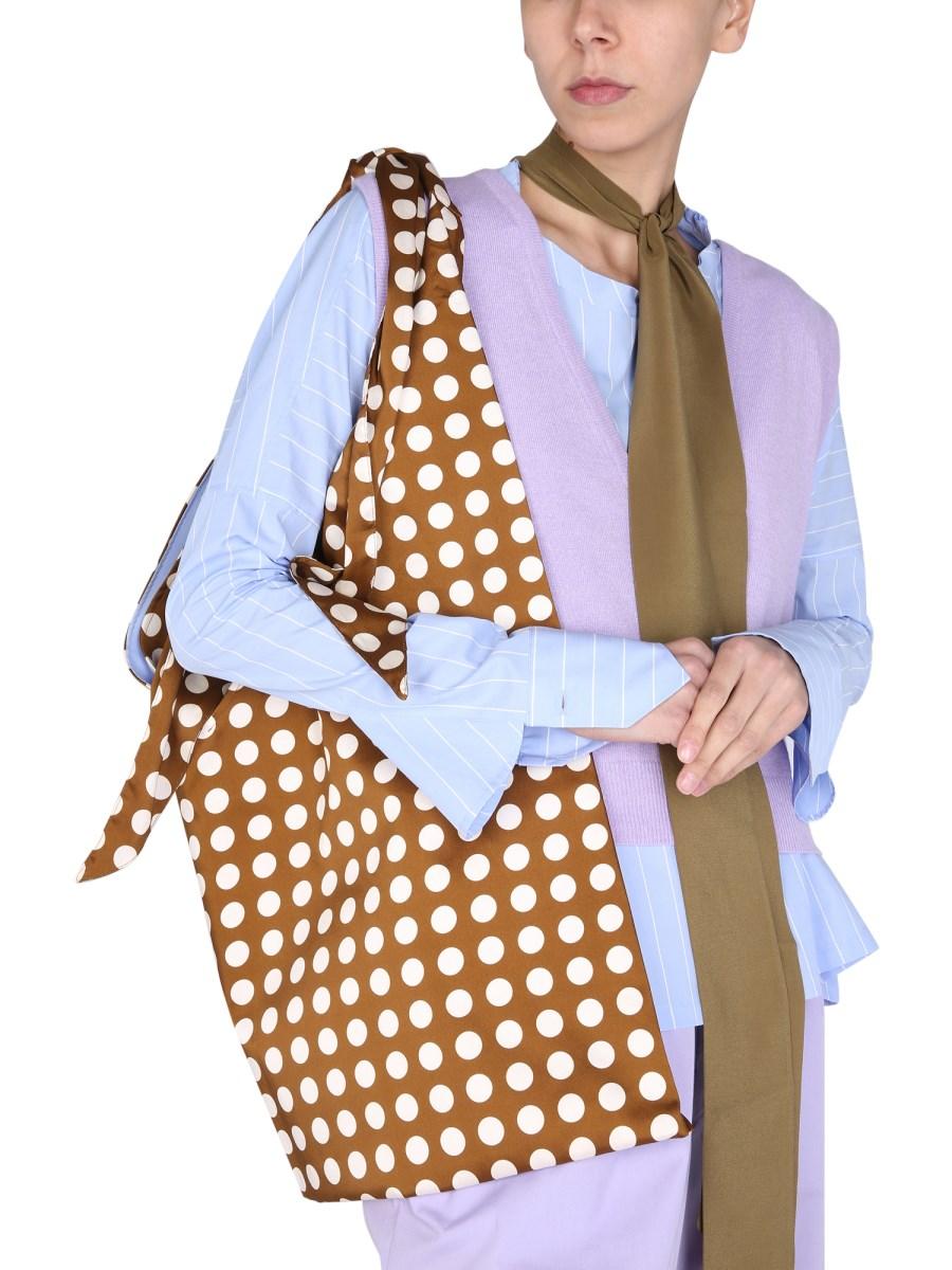 JEJIA GILET "GRACE" IN MISTO LANA MERINO E CASHMERE CON SCIARPA
