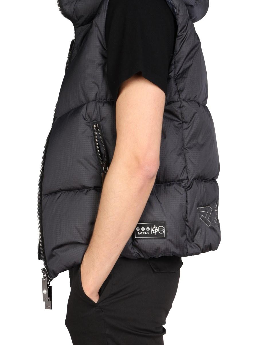 TATRAS X SFERA EBBASTA GILET "SVERLI" IN NYLON CON CAPPUCCIO