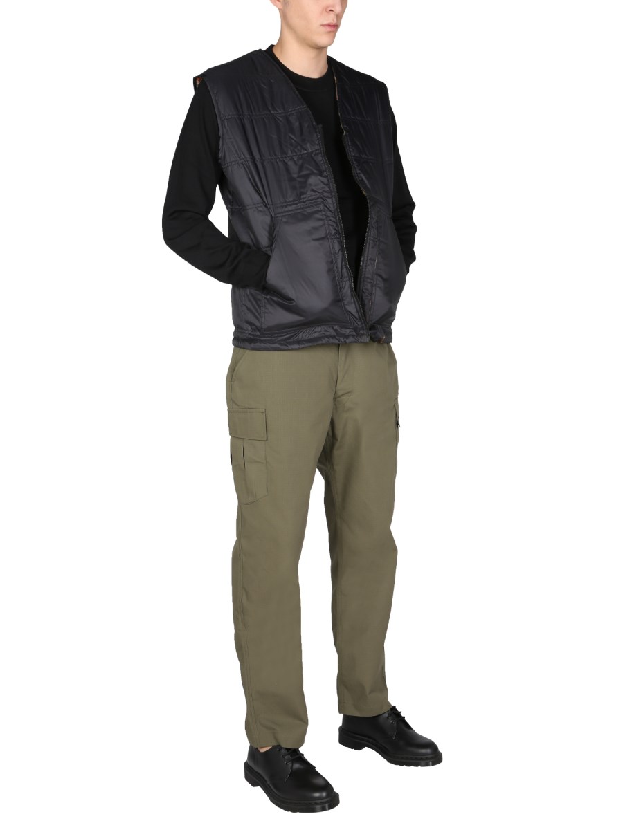 ARKAIR GILET TRAPUNTATO REVERSIBILE IN MISTO COTONE