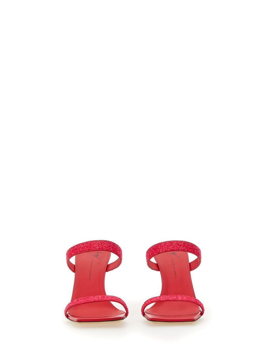 GIUSEPPE ZANOTTI MULE CON GLITTER