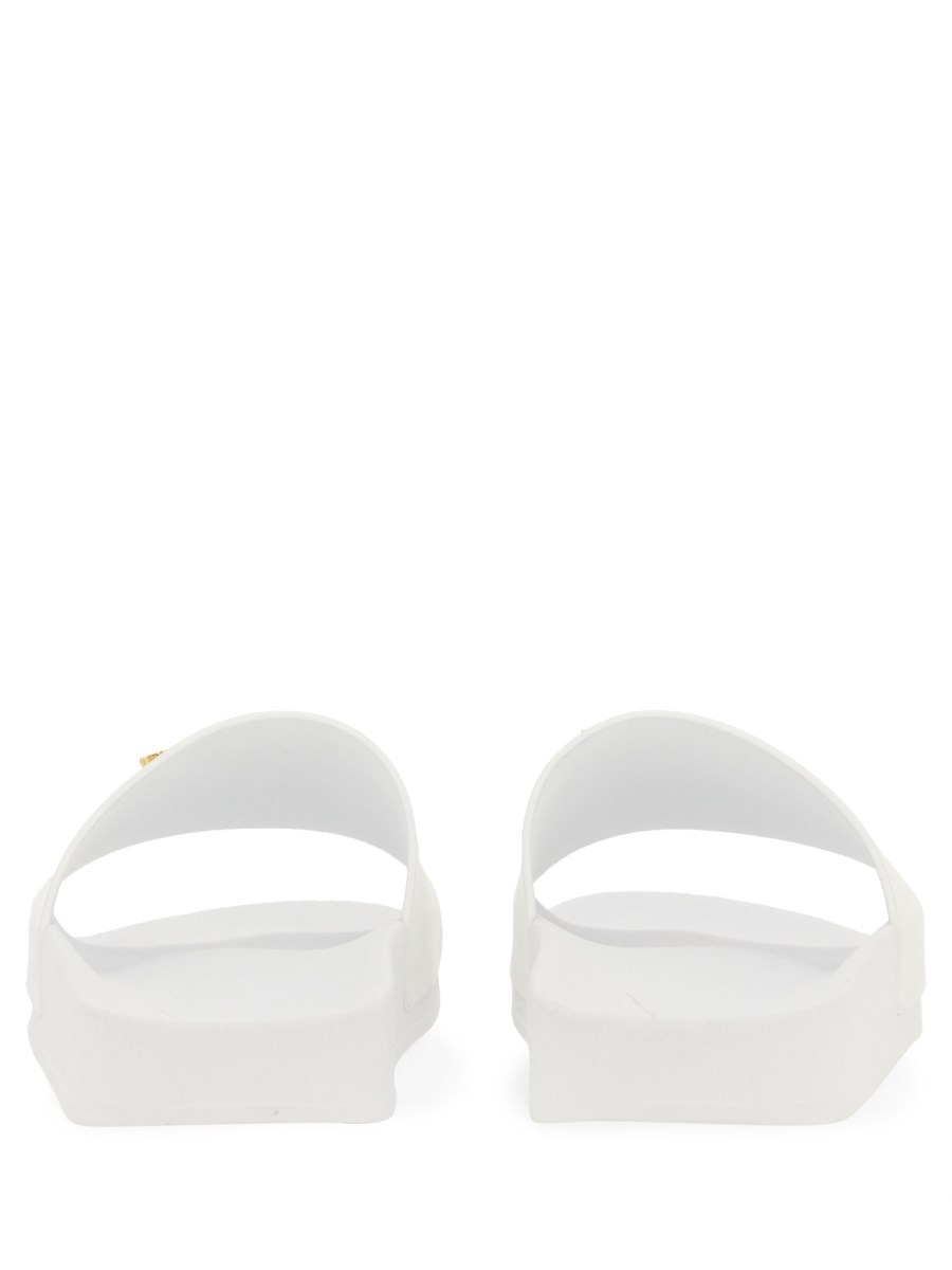 GIUSEPPE ZANOTTI SANDALO SLIDE BRETT CON LOGO