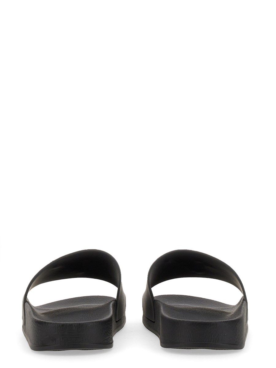 GIUSEPPE ZANOTTI SANDALO SLIDE BRETT CON LOGO