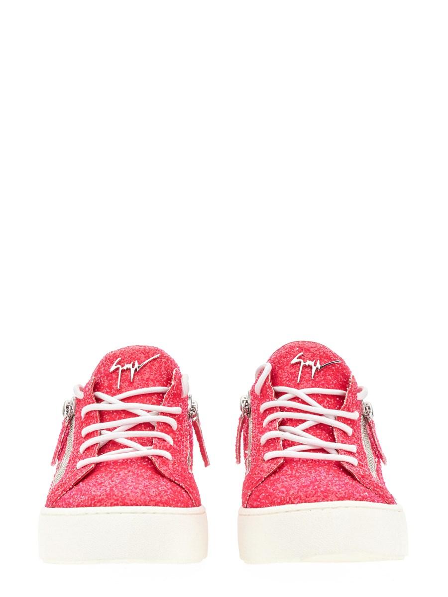 GIUSEPPE ZANOTTI SNEAKER GAIL IN TESSUTO GLITTER