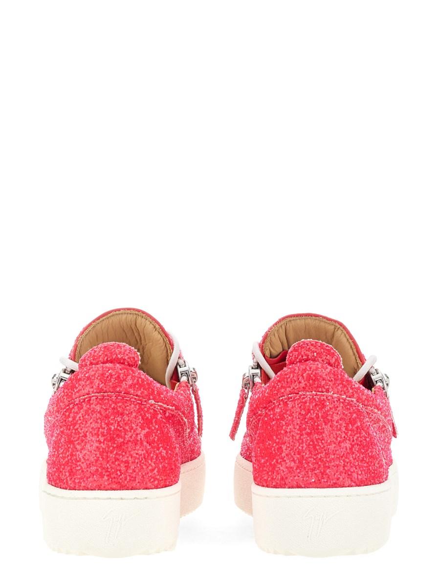 GIUSEPPE ZANOTTI SNEAKER GAIL IN TESSUTO GLITTER