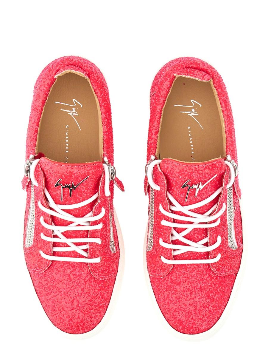 GIUSEPPE ZANOTTI SNEAKER GAIL IN TESSUTO GLITTER