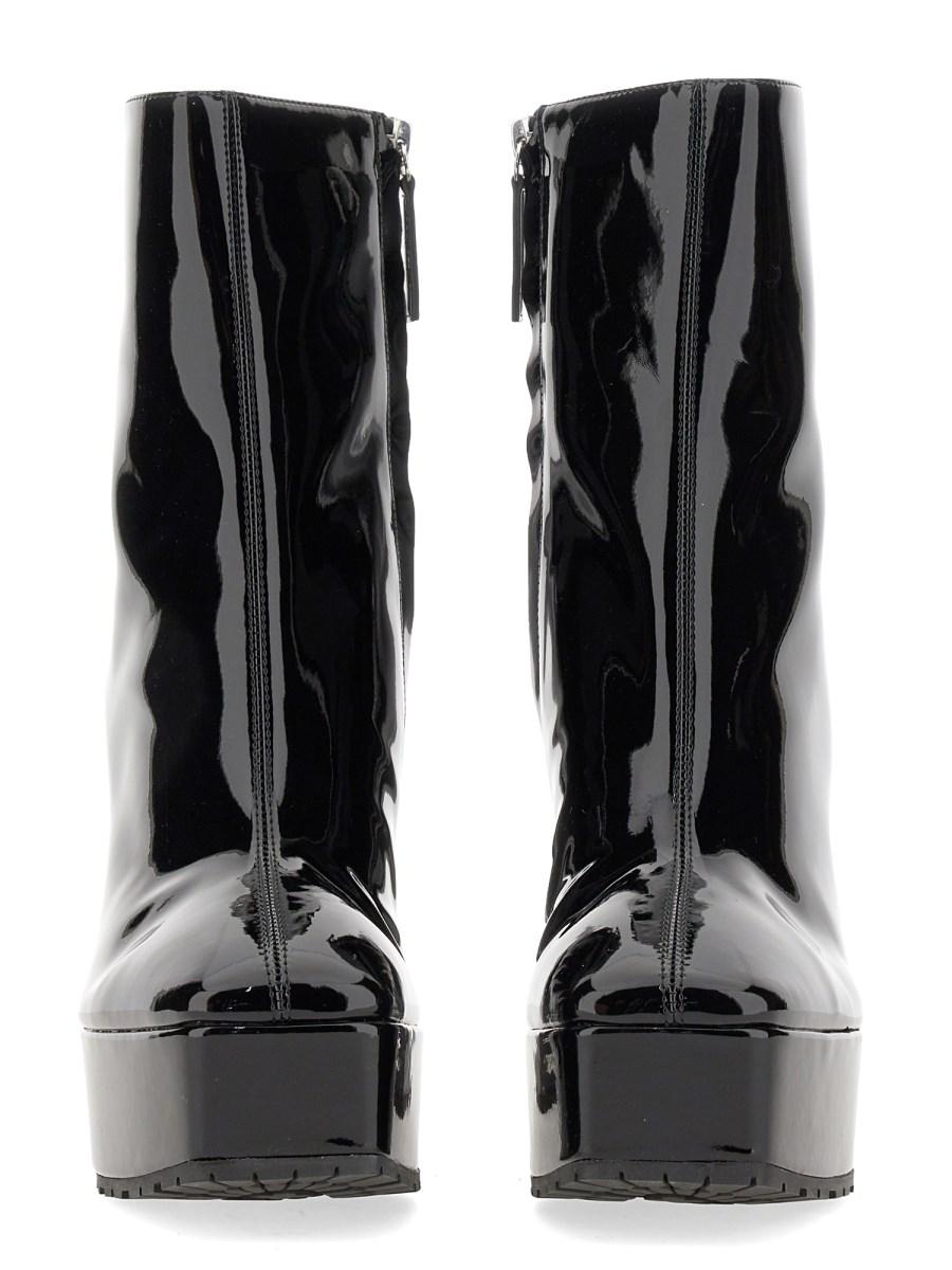 GIUSEPPE ZANOTTI STIVALE IN ECOPELLE CON PLATEAU