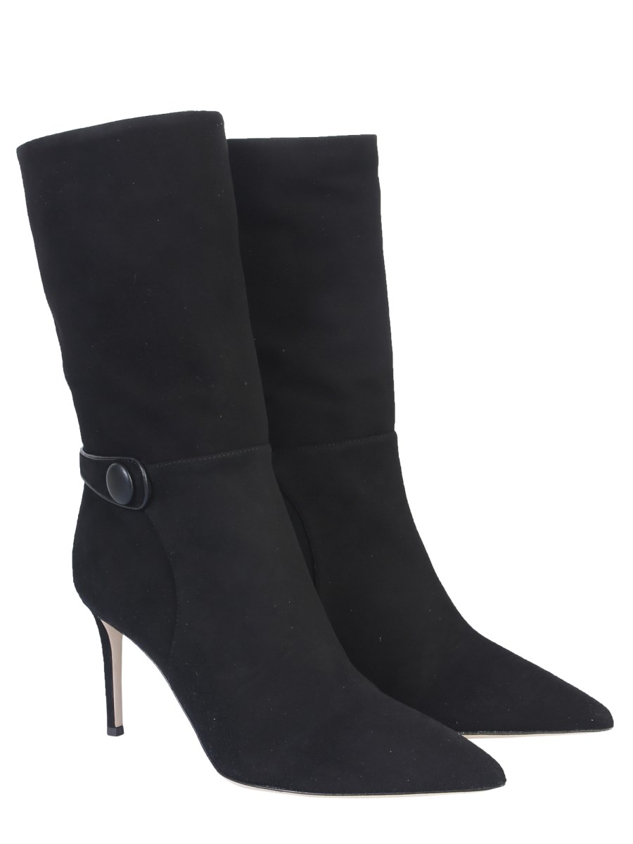 GIUSEPPE ZANOTTI STIVALE IN SUEDE CON TACCO