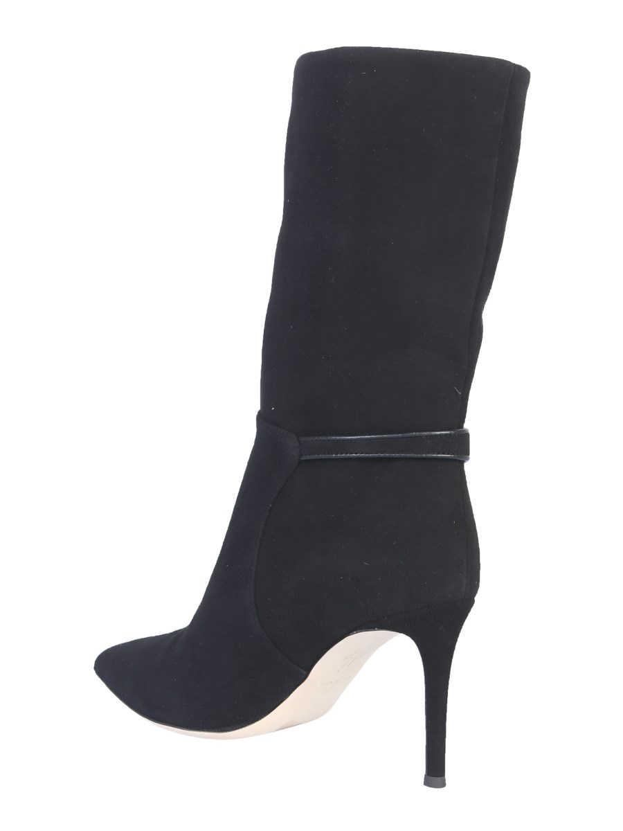 GIUSEPPE ZANOTTI STIVALE IN SUEDE CON TACCO