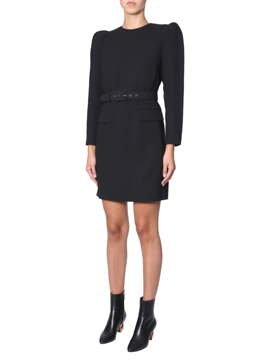 GIVENCHY ABITO IN LANA CON CINTURA