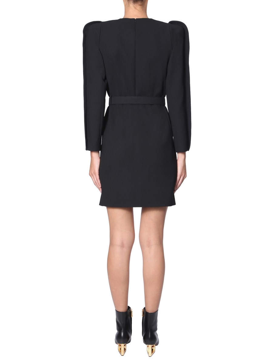 GIVENCHY ABITO IN LANA CON CINTURA