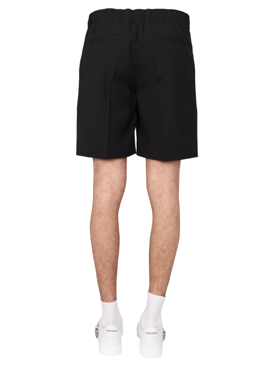 GIVENCHY BERMUDA IN LANA CON BARRA LOGO