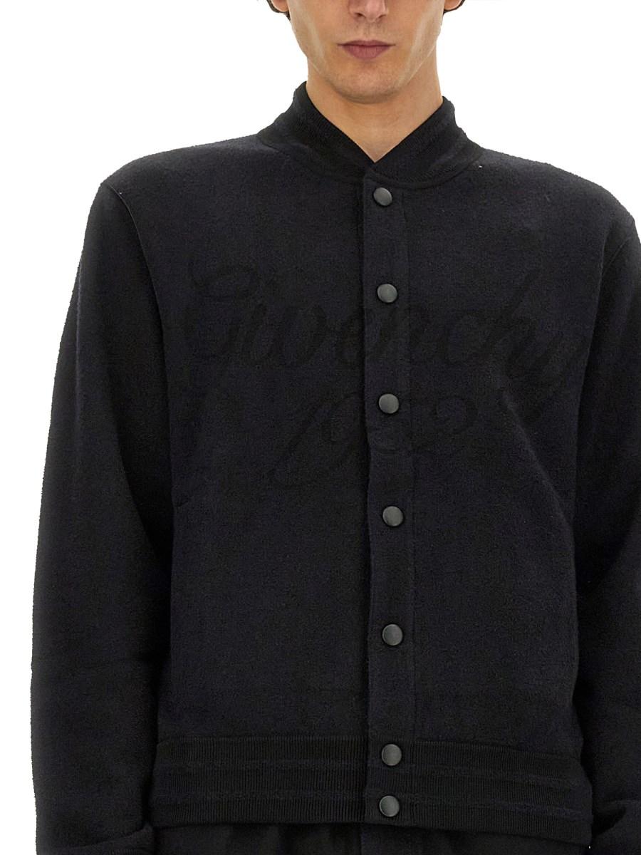 GIVENCHY BOMBER IN MAGLIA CON LOGO 1952