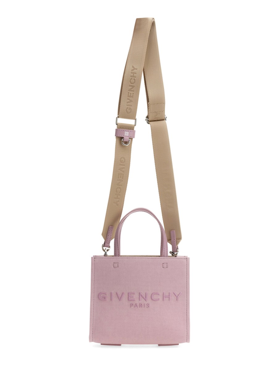 GIVENCHY BORSA MINI G-TOTE IN TELA DI COTONE